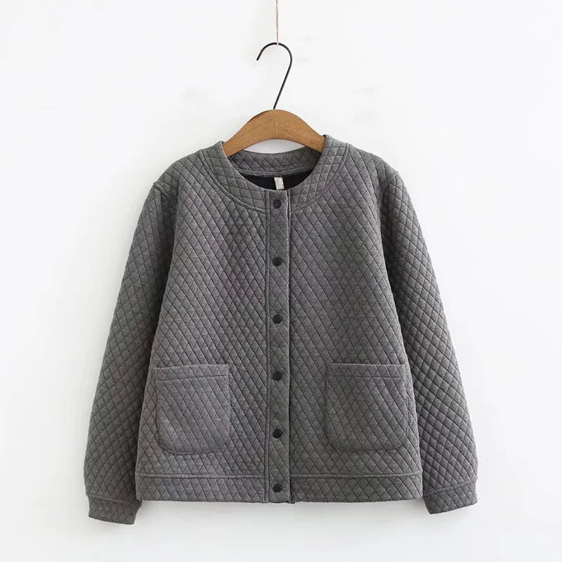 Fall Plaid Cardigan in Plus Sizes - Cozy, Checked Long-Sleeve Style