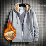 Plus-Size Lambskin Hooded Jacket - Insulated Winter Coat
