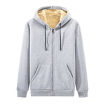 Plus-Size Lambskin Hooded Jacket - Insulated Winter Coat