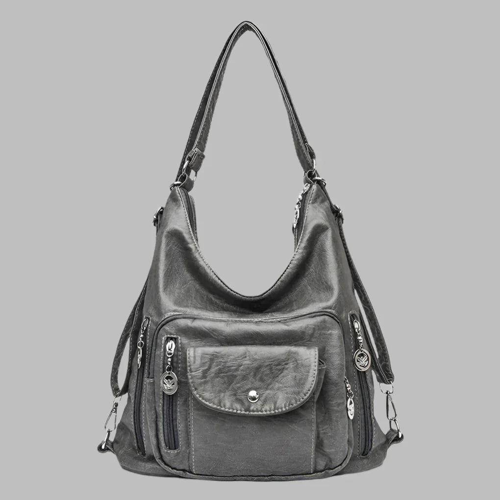 Women's Leather Tote Bag - Spacious Everyday Elegance