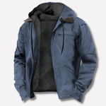 Classic Men's Hooded Jacket - Warm, Durable Everyday Style