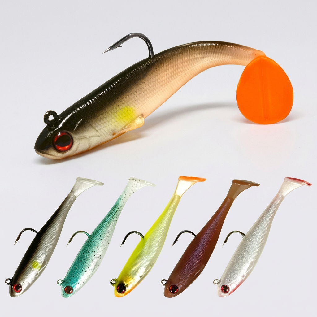 Bass & Pike Swimbait - Soft Lure with Lead Jig Head