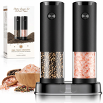 Electric Salt and Pepper Grinder Set - LED, One-Touch