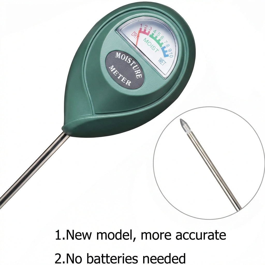 Soil Moisture Sensor Meter - No-Battery Garden Probe