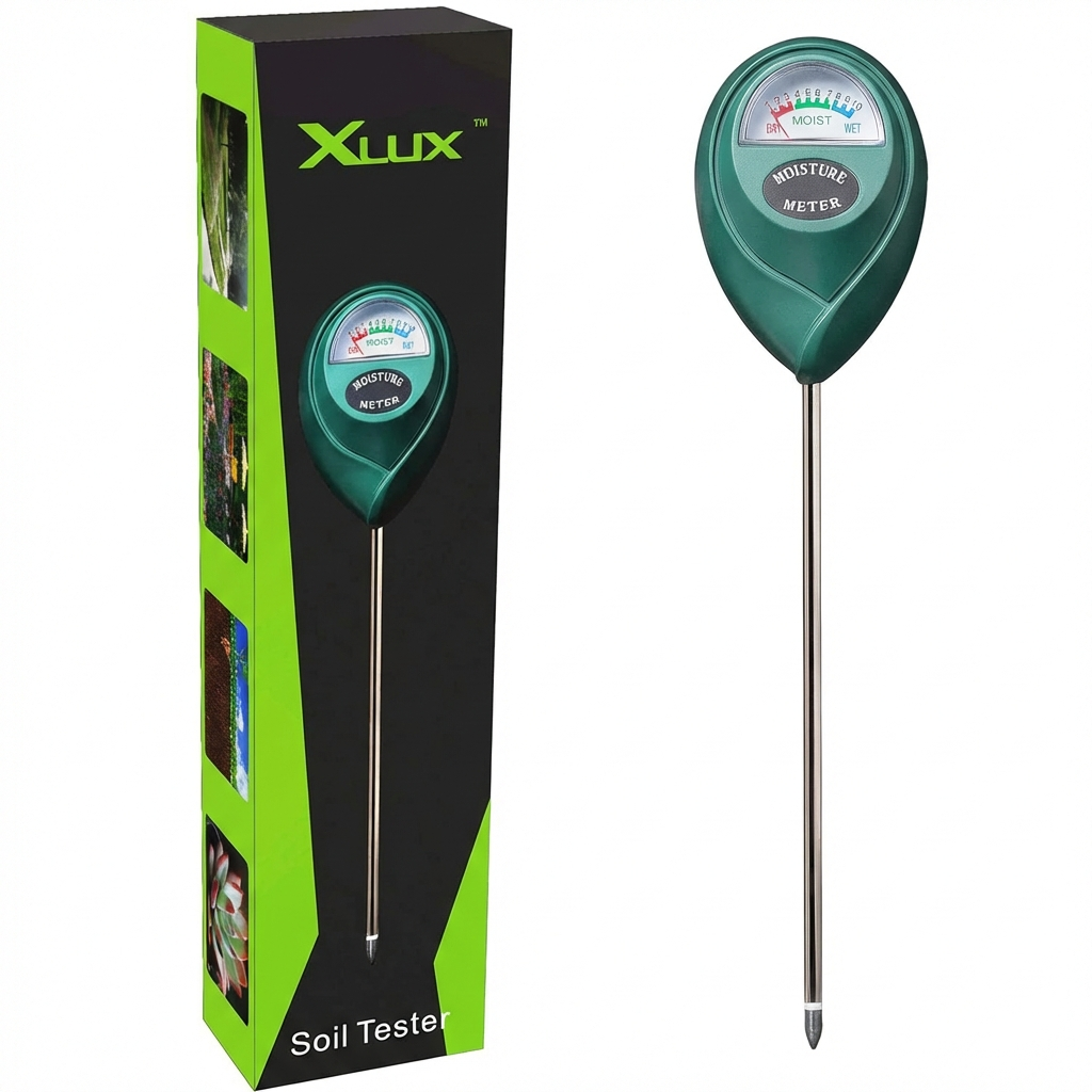 Soil Moisture Sensor Meter - No-Battery Garden Probe