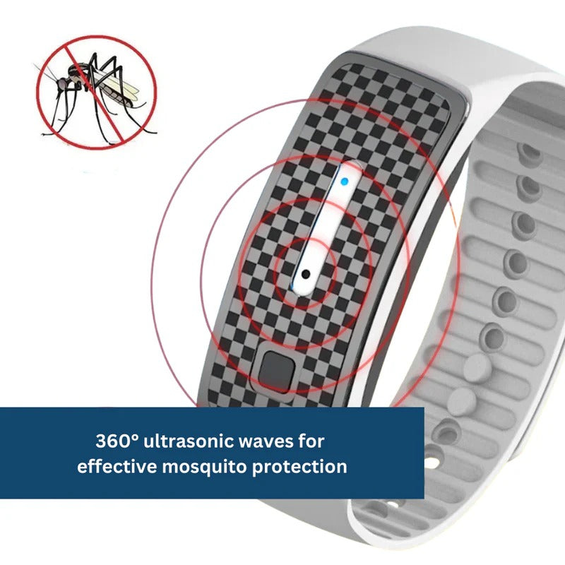 EcoMosquito Protection Bracelet - Ultrasonic Repellent Wristband