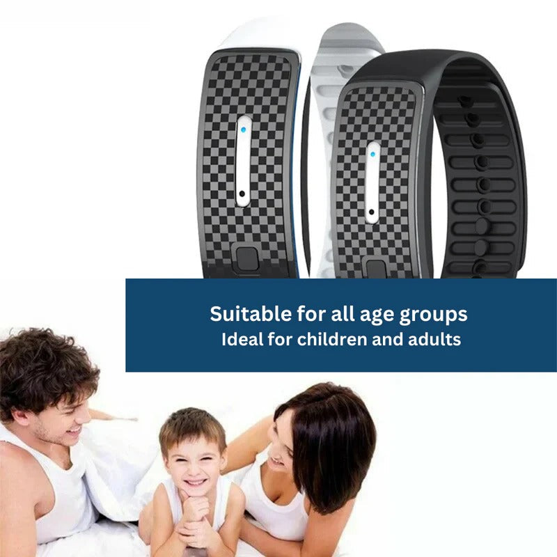 EcoMosquito Protection Bracelet - Ultrasonic Repellent Wristband