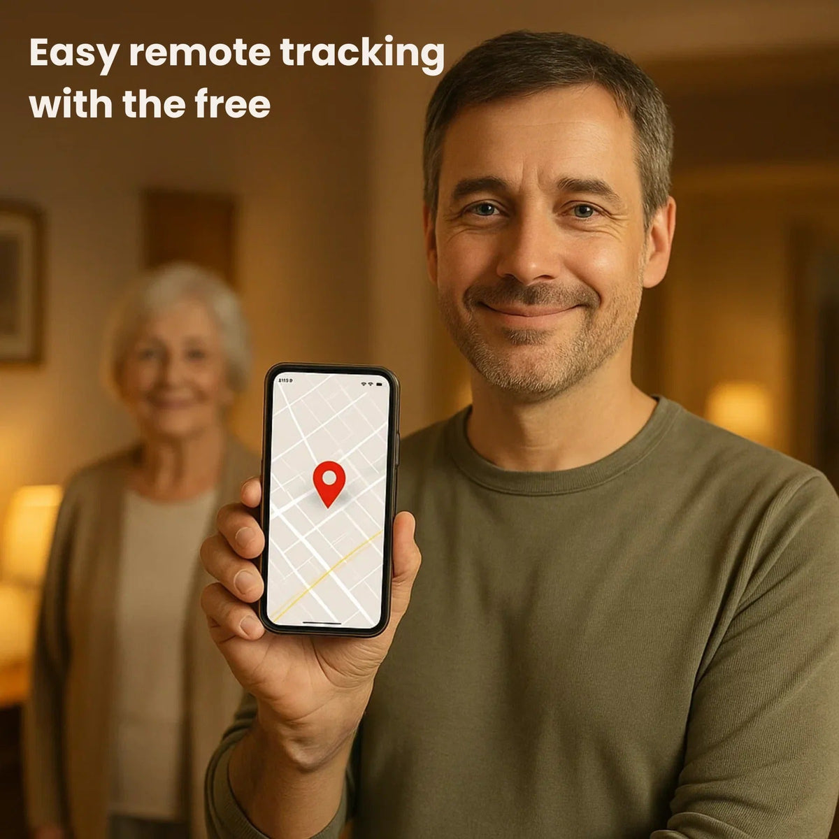 Fall Detection Smartwatch for Seniors - GPS & SOS Alerts