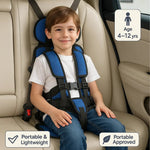 Compact Child Travel Seat - Lightweight Booster for Kids 1-14