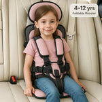 Compact Child Travel Seat - Lightweight Booster for Kids 1-14