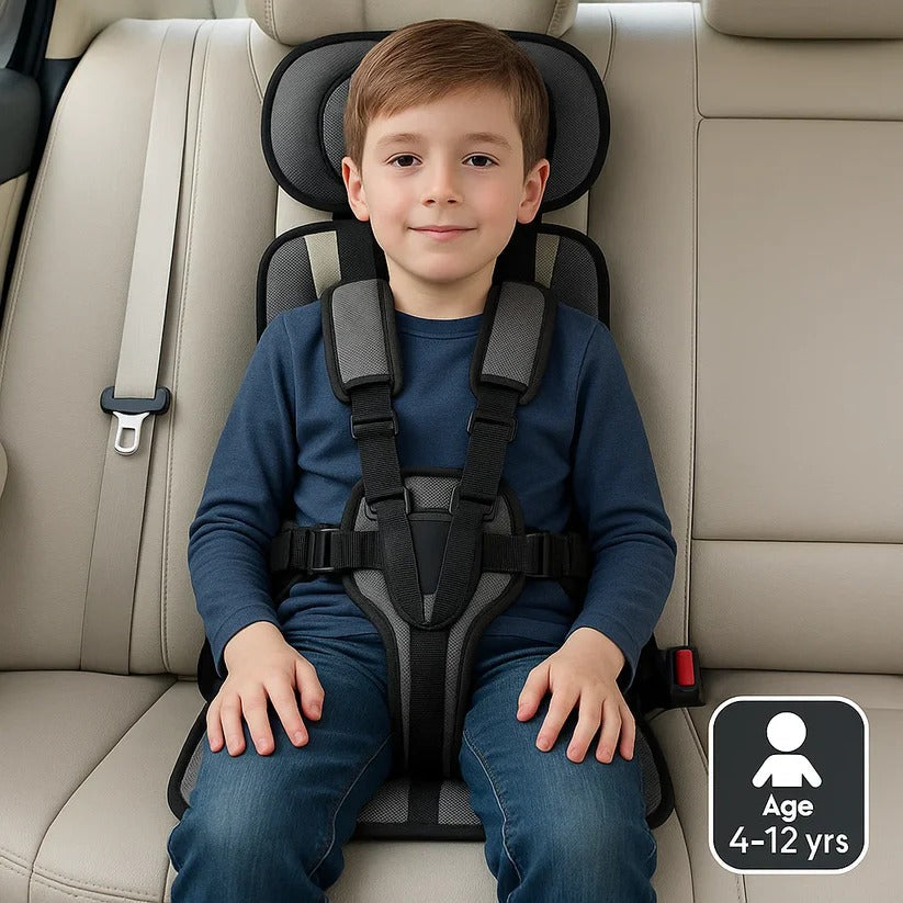 Compact Child Travel Seat - Lightweight Booster for Kids 1-14