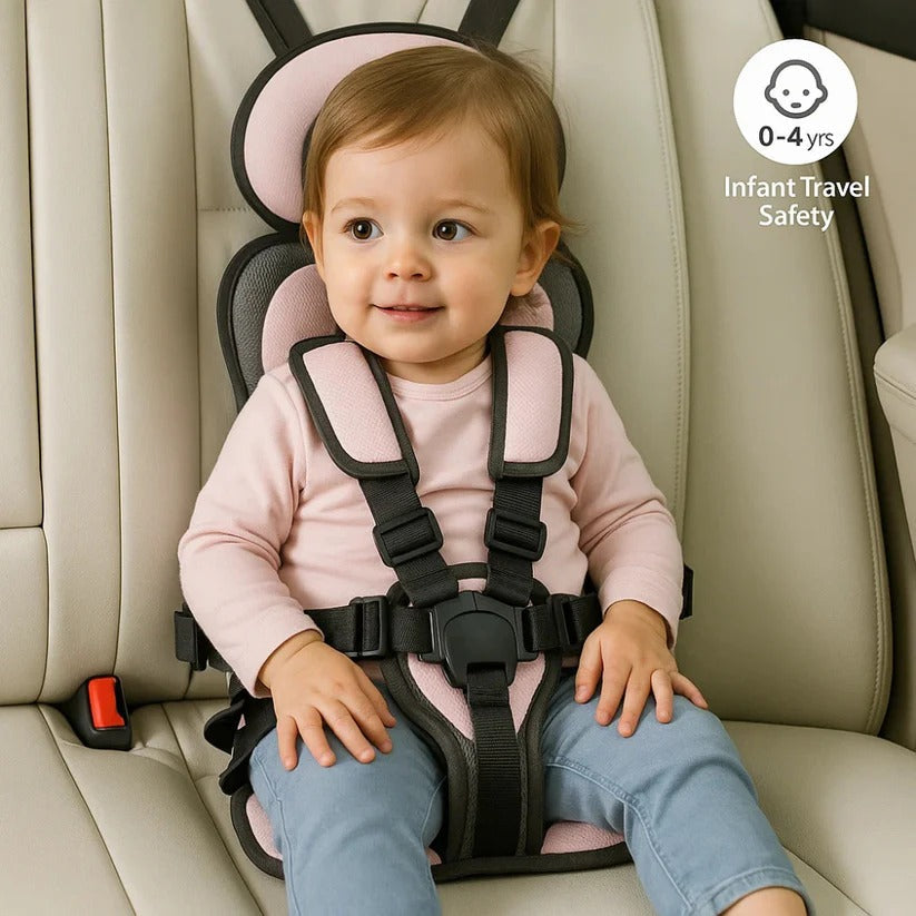 Compact Child Travel Seat - Lightweight Booster for Kids 1-14
