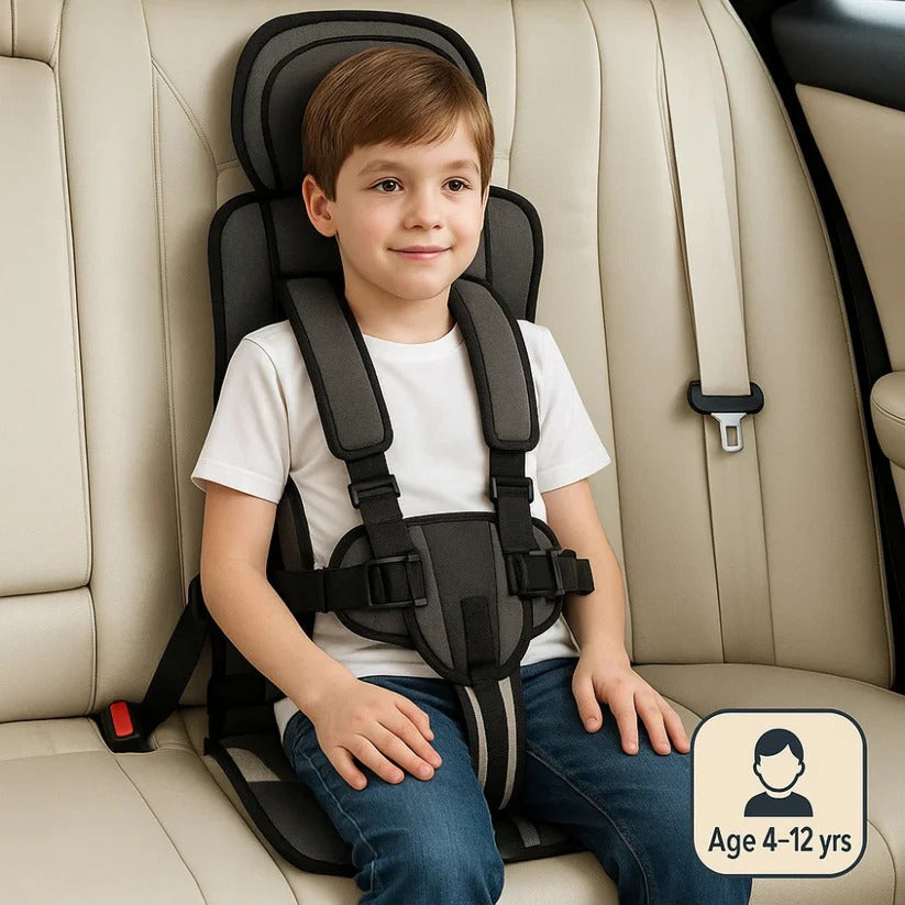 Compact Child Travel Seat - Lightweight Booster for Kids 1-14
