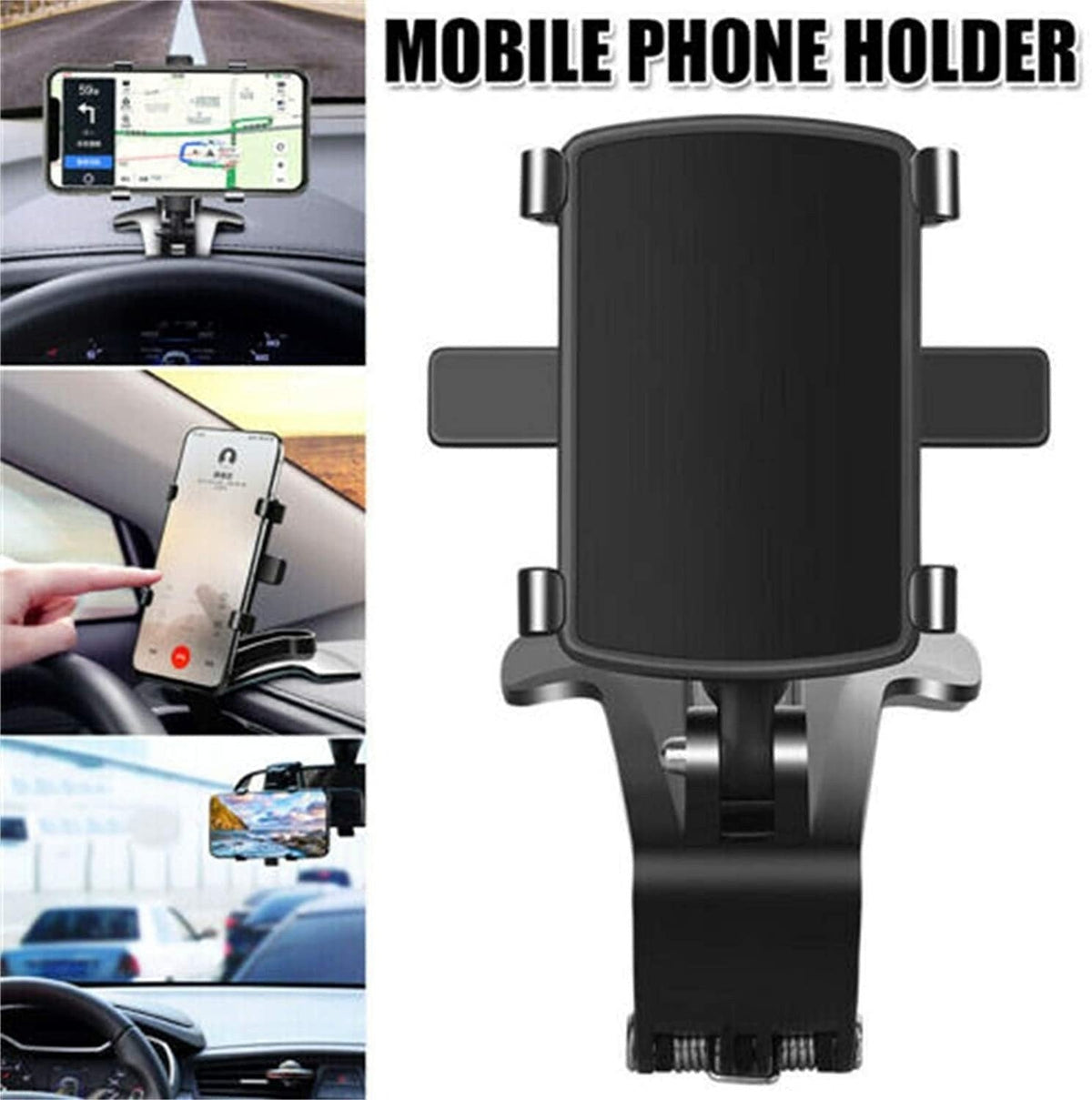 360° Car Phone Holder - Adjustable Universal Mount