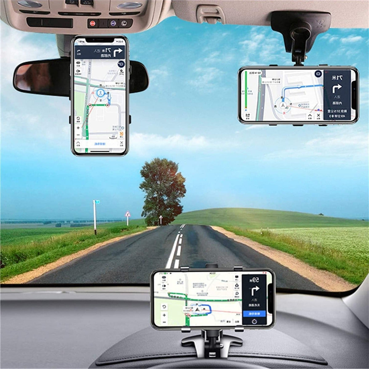 360° Car Phone Holder - Adjustable Universal Mount