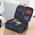 Waterproof Fireproof Document Safe Bag - Cash & Valuables