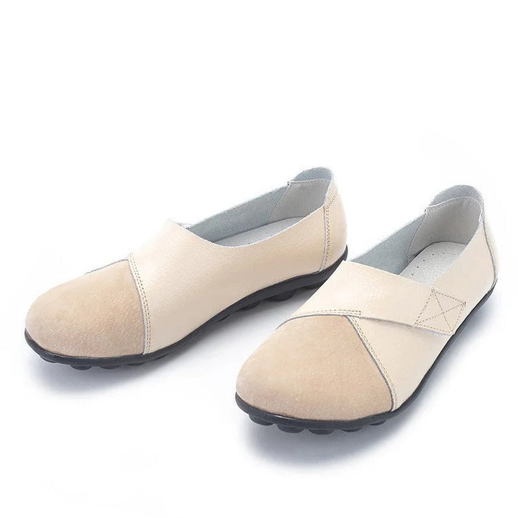 Premium Orthopedic Leather Loafers - Comfort Support Slip-Ons