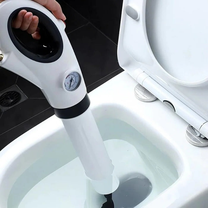 High-Pressure Toilet Plunger - Air Blast Drain Unblocker