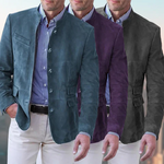 Men's Button-Down Jacket - Classic Layering Outerwear