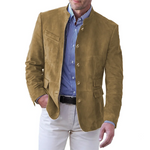 Men's Button-Down Jacket - Classic Layering Outerwear