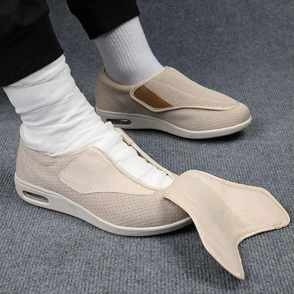 Wide Diabetic-Friendly Shoes - Cushioned Support for Swollen Feet