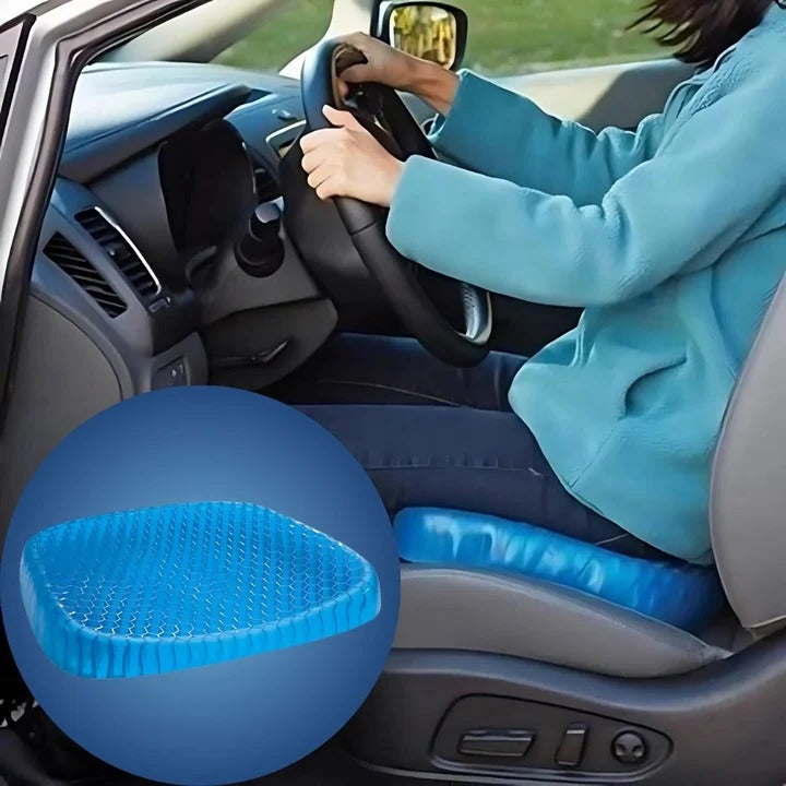 Orthopedic Gel Seat Cushion - Pressure Relief for Office, Car & Wheelchair