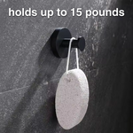 Instant Grip Suction Hooks - No-Drill Wall Hooks, Holds 15 lbs