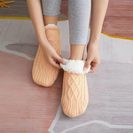 Indoor Non-Slip Thermal Socks - Warm Fleece-Lined Slipper Socks