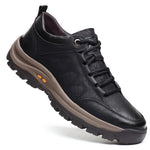 Men's Orthopedic Leather Shoes - Ergonomic Support for Outdoor Wear