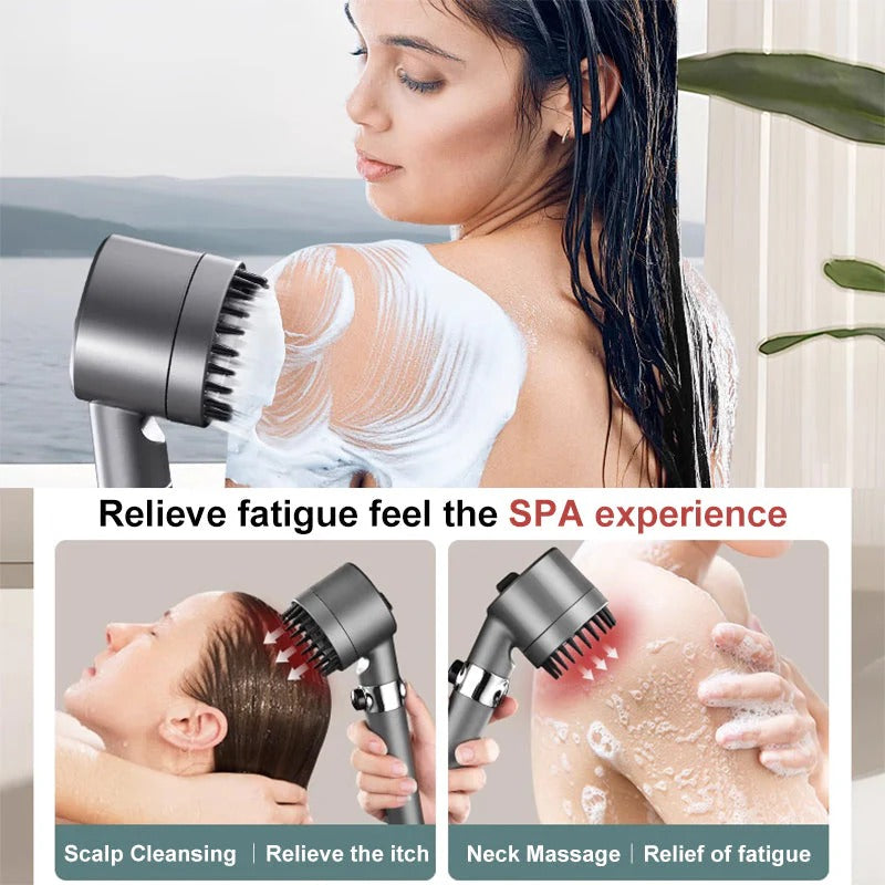 High Pressure Showerhead - Water-Saving Multi-Filtration Design
