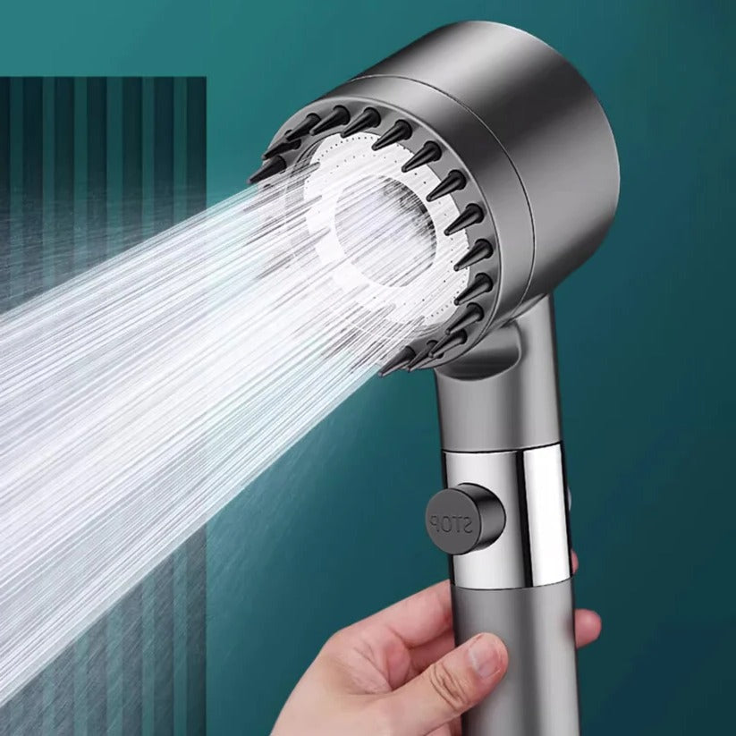 High Pressure Showerhead - Water-Saving Multi-Filtration Design