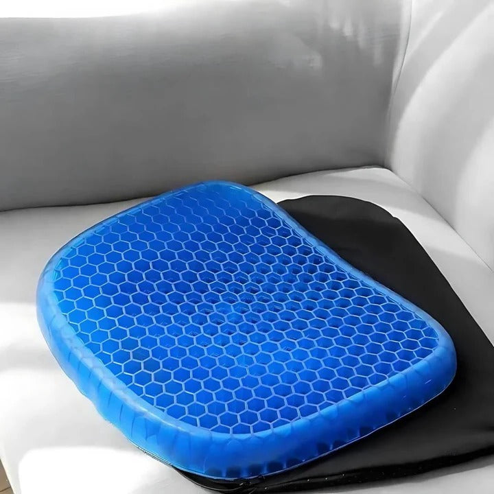 Orthopedic Gel Seat Cushion - Pressure Relief for Office, Car & Wheelchair