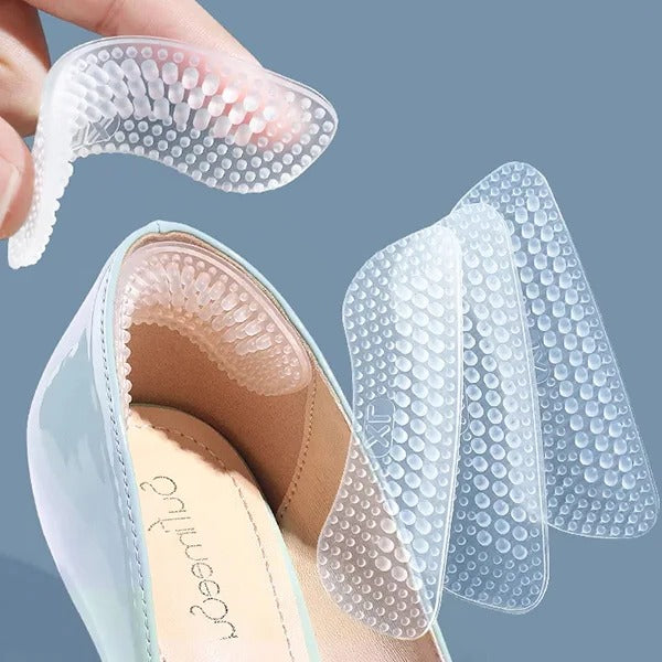Silicone Heel Grips - Cushioned Shock-Absorbing Inserts