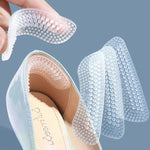 Silicone Heel Grips - Cushioned Shock-Absorbing Inserts