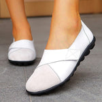 Premium Orthopedic Leather Loafers - Comfort Support Slip-Ons