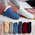 Indoor Non-Slip Thermal Socks - Warm Fleece-Lined Slipper Socks