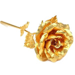24K Gold Dipped Real Rose - Preserved Keepsake Gift Box
