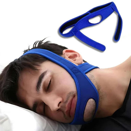 Chin Strap for Snoring - Adjustable Jaw Support Wrap