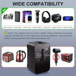 Worldwide Travel Adapter - Dual USB Charging Ports