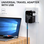 Worldwide Travel Adapter - Dual USB Charging Ports