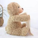 Peek-A-Boo Teddy - Interactive Plush Toy for Tummy Time