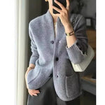 Wool Sweater Jacket - Warm, Wind-Resistant Winter Outerwear