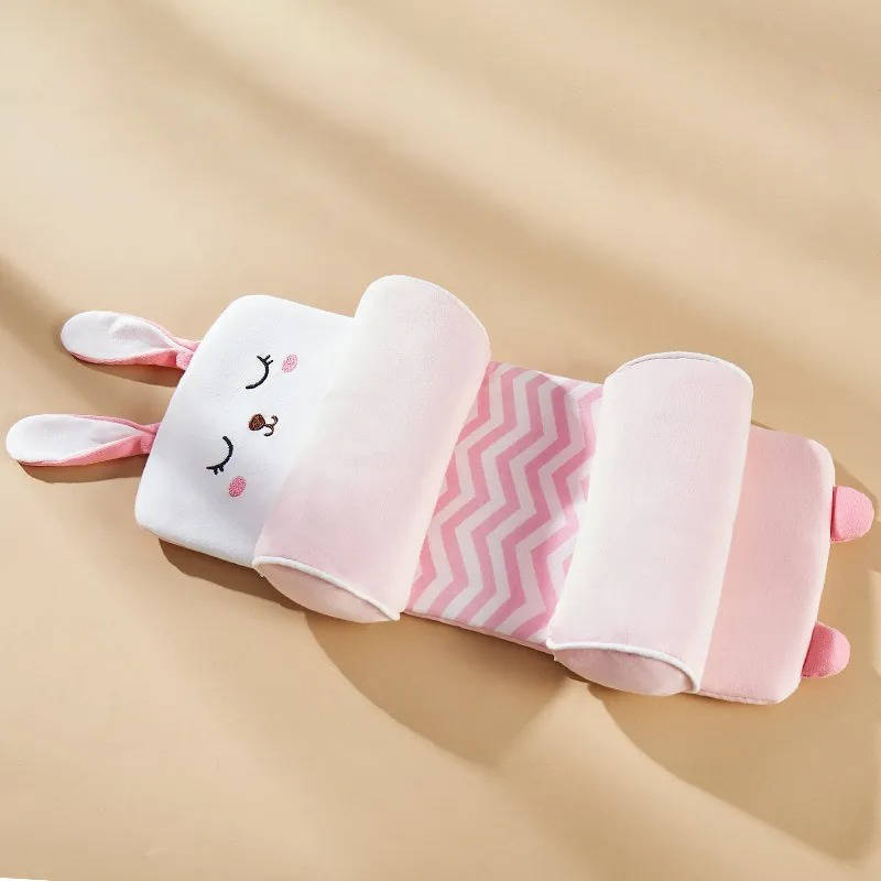 Adjustable Newborn Head Pillow - Soft Cotton Support Pillow
