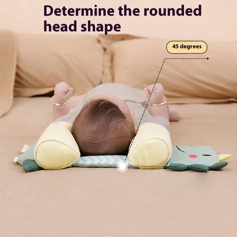 Adjustable Newborn Head Pillow - Soft Cotton Support Pillow