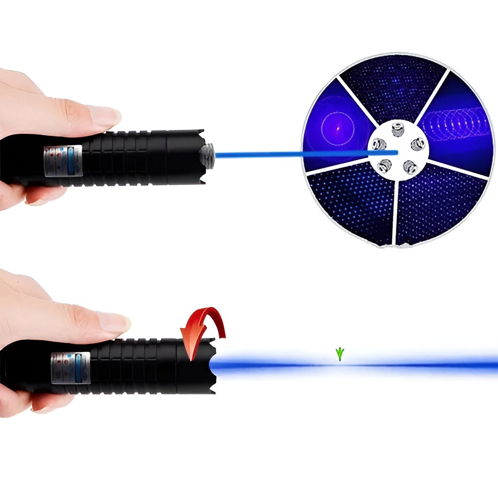 Tactical Laser Torch - Multifunction Outdoor Flashlight