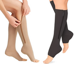 Zippered Compression Socks 20-30 mmHg - Easy On, Supportive Fit