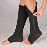 Zippered Compression Socks 20-30 mmHg - Easy On, Supportive Fit