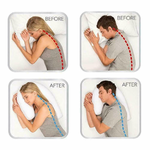 Side Sleeper Pillow with Ear Hole - Orthopedic Back Support