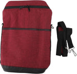 Insulated 2-Bottle Wine Cooler Tote - Leakproof Carrier with Strap