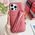 iPhone Case with Lip Gloss Set - Stylish Protection & Gift Bundle